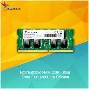 رم لپ تاپ ای دیتا با فرکانس ۲۴۰۰ مگاهرتز و حافظه ۸ گیگابایت