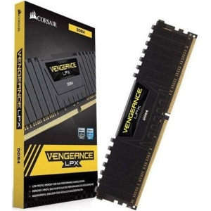 رم کامپیوتر کورسیر تک کاناله مدل Vengeance LPX فرکانس 3200 مگاهرتز DDR4 تایمینگ CL16 حافظه 8 گیگابایت