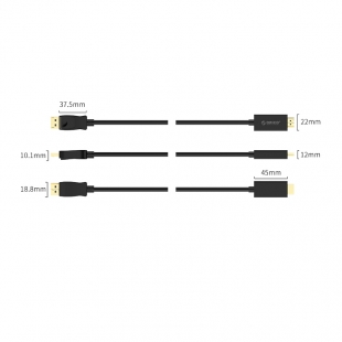 کابل تبدیل Display Port به HD اوریکو مدل XD-DTH4-10