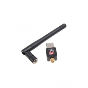 کارت شبکه usb بی سیم مدل 802.11N با آنتن 9 سانتی