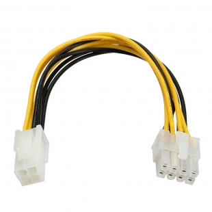 کابل تبدیل برق 4 پین به 8 پین پردازنده مدل VM طول 0.2 متر