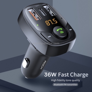 فرستنده fm و شارژر اتومبیل پشتیبانی ROCK B301 Dual