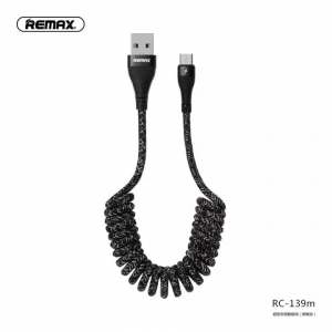 کابل شارژ لایتنینگ فنری ریمکس مدل REMAX RC-139i