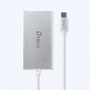 هاب Type-C به USB3 چهارپورت دیتک مدل DTECH DT-3308T