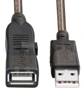 کابل افزایش طول usb دیتک 3 متر Dtech Dt-5203 Usb 2.0 Cable De Extension 3 Metros