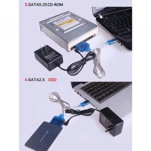 تبدیل usb2 به sata دیتک DTECH DT-5025 USB 2.0 TO SATA CABLE
