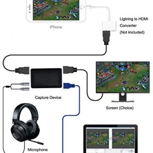 کارت کپچر ایزی کپ مدل ezcap 266 4K HDMI Input and Bypass USB3.0 UVC Game Capture with Microphone