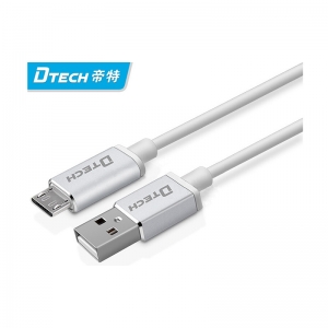 کابل تبدیل USB به Micro-USB دیتک مدل Dtech DT-T0013 با طول 0.1 متر
