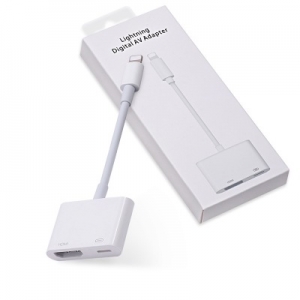 تبدیل lightning به hdmi و lightning