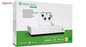 کنسول بازی مایکروسافت مدل Xbox One S ALL DIGITAL ظرفیت 1 ترابایت