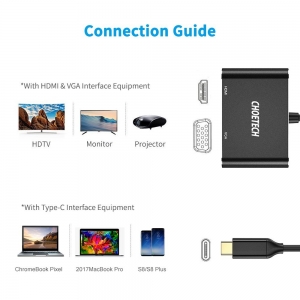 تبدیل type c to hdmi vga ایده