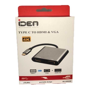 تبدیل type c to hdmi vga ایده