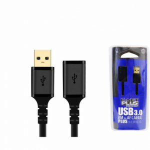 کابل افزایش طول USB کی نت پلاس به طول 1.5 متر Knet plus USB 3.0 Extension  cable KP-C4021