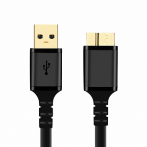 کابل هارد USB 3.0 به Micro B کی نت پلاس 0.6 متری  knet plus USB3.0  to Micro USB3.0 BM HDD Cable KP-C4016