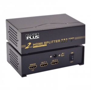 اسپلیتر 2 پورت HDMI کی نت پلاس مدل knet plus HDMI 1.4 3D Splitter 1×2 with Adaptor KPS642