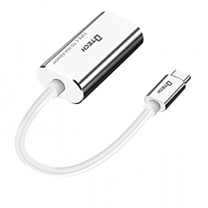 تبدیل typec به vga دیتک مدل DTECH TYPE-C TO VGA 1080P HD DT-T0033