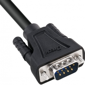 کابل  سریال RS232 دیتک مدل DT-9005B DTECH 1.5ft COM Port Serial Cable Male to Female RS232 Extension