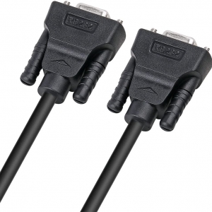 کابل سریال RS232 دیتک مدل dt-9005c DTECH 1.5 ft Straight Through Serial DB9 Cable Female to Female 9 Pin