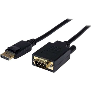 تبدیل displayport به vga کابلی 1.8 متری  dispplayport to vga cable