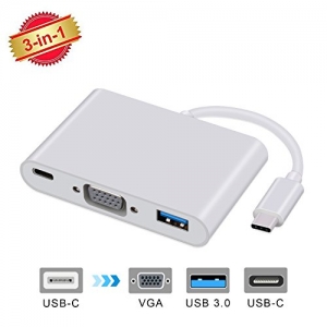 تبدیل type c به usb3 vga typec