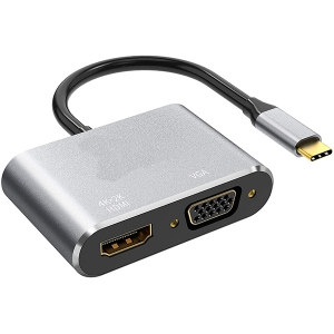 تبدیل type c به hdmi vga