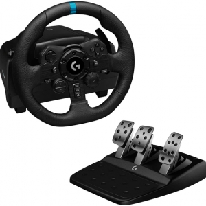 فرمان و پدال  بازی لاجیتک  logitech G923 Racing Wheel and Pedals for PS 5, PS4