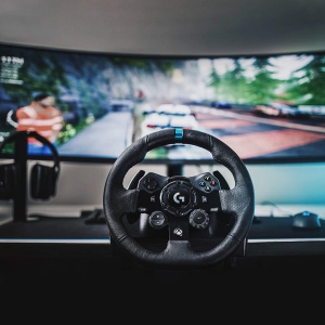 فرمان و پدال  بازی لاجیتک  logitech G923 Racing Wheel and Pedals for Xbox X|S, Xbox One   PC