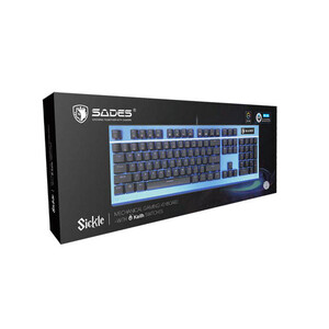 مشخصات کیبورد مکانیکی بازی سدس   sades  Sickle gaming keyboard