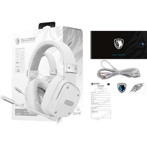 هدست مخصوص بازی سادس SADES SNOWWOLF Gaming Headset