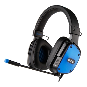 هدست مخصوص بازی سادس SADES DPOWER Blue Gaming Headset