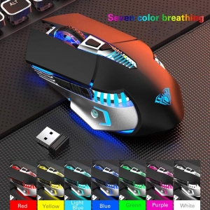ماوس بی سیم بلوتوث گیمینگ 7 کلید ایولا مدل AULA SC200 Wireless Bluetooth Gaming Mouse