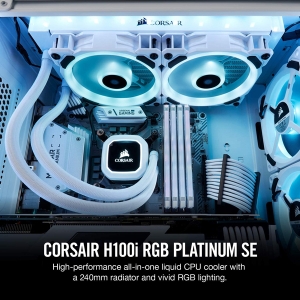 سیستم خنک کننده کورسیر Corsair PLATINUM  H100i  Radiator CPU Cooler