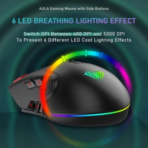 ماوس گیمینگ باسیم ایولا مدل AULA H512  Gaming Mouse