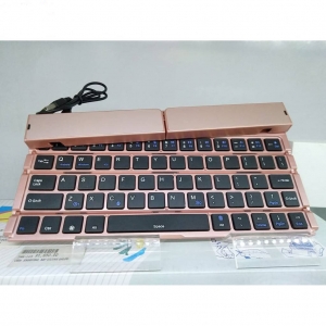 کیبورد تاشو وایرلس برای گوشی مدل Folding Keyboard RF-1004