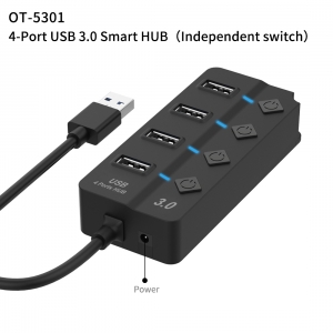 هاب 4 پورت اونتن مدل ONTEN OTN-5301 USB3.0 HUB