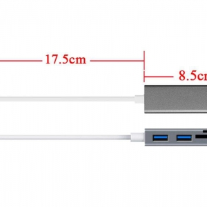 هاب 3 پورت USB 3.0 اونتن مدل OTN-5223 به همراه کارت خوان