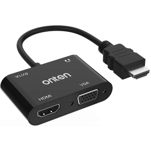 تبدیل hdmi به hdmi و vga پاوردار اونتن مدل otn 5165hv onten