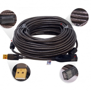 افزایش طول 25 متری USB دیتک مدل DTECH DT-5042 USB Extension Cable 25 Meter