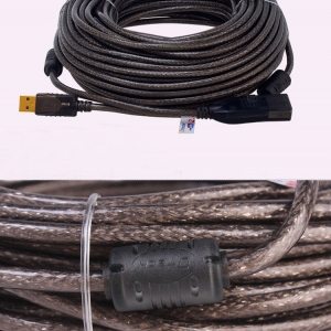 افزایش طول 25 متری USB دیتک مدل DTECH DT-5042 USB  Extension Cable 25 Meter