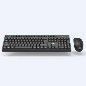 موس و کیبورد ارگونومیک بیسیم ای او سی AOC wireless Keyboard & Mouse Set KM210