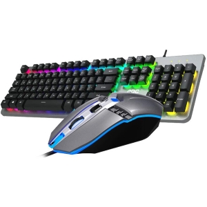 موس و کیبورد مخصوص بازی  با سیم ای او سی  AOC  Wired gaming Keyboard & Mouse Set    KM410
