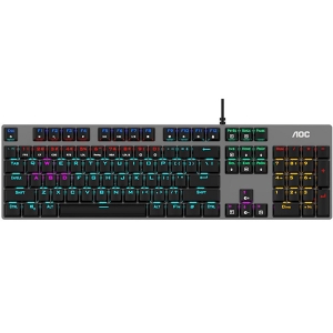 کیبورد باسیم مخصوص بازی ای او سی AOC Mechanical Gaming Keyboard GK410