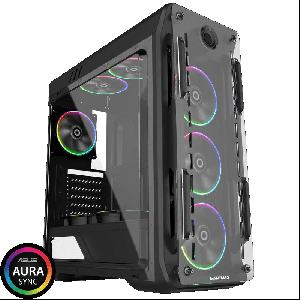 کیس گیمینگ گیم‌مکس مدل Optical G510 Black