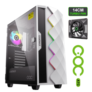 کیس گیمینگ گیم‌مکس مدل Diamond White