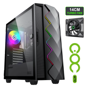 کیس گیمینگ گیم‌مکس مدل Diamond Black