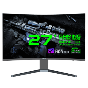 مانیتور گیمینگ 27 اینچ گیم‌مکس مدلGAMEMAX GMX27C165Q