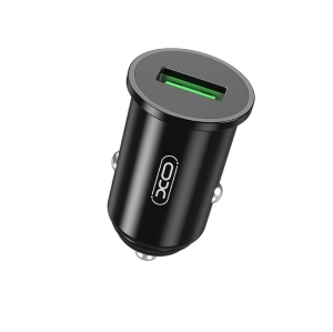 شارژر فندکی ماشین ایکس او مدل 18W QC3.0  Car Charger with  Lighting cable TZ12