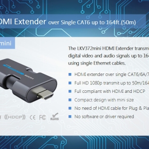اکستندر HDMI برد 50 متر لنکنگ مدل Leneng HDMI Extender LKV372Mini