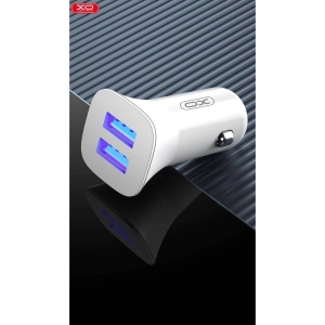 شارژر فندکی ماشین ایکس او مدل  12W PC Dual USB car charger for lighting XO-TZ10