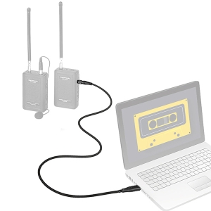 مبدل ۳.۵ میلیمتری سارامونیک به USB 2.0 مدل Saramonic Microphone Cable USB-CP30